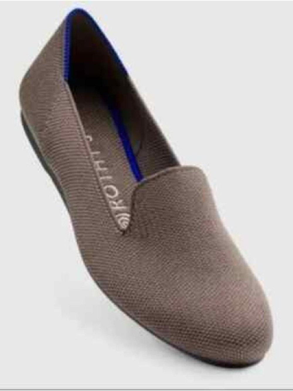 Rothy's The Loafer Mocha Brown Knit Slip On Flats Size 7.5